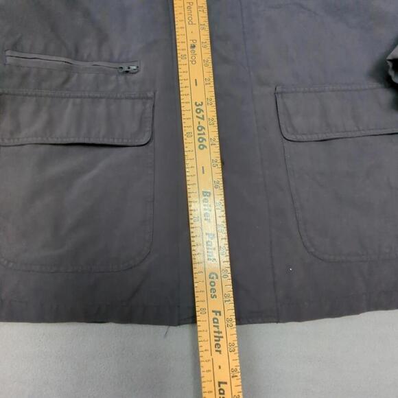 Fay Heavy Canvas Chore Coat Gray XL Snap in Liner  Fire Hook/ Lobster Claw - Picture 2 of 9